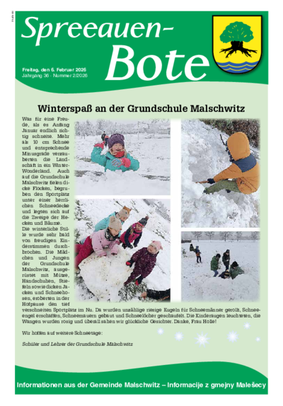 Aktuelle Spreeauen-Bote Banner