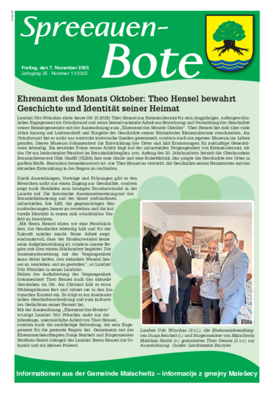 Aktuelle Spreeauen-Bote Banner