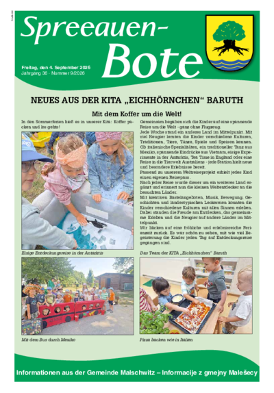 Aktuelle Spreeauen-Bote Banner